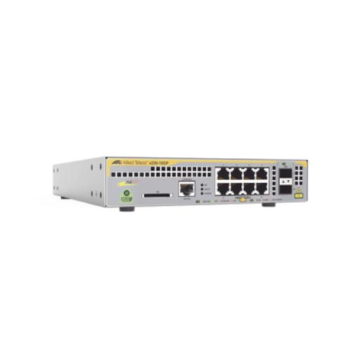 [ALLIEDTELESIS_AT-X230-10GP-R-10] Allied Telesis Switch PoE+ Administrable Capa 3 D/8 Ptos 10/100/1000 + 2 SFP Incluye Montaje AT-RKMT-J14
