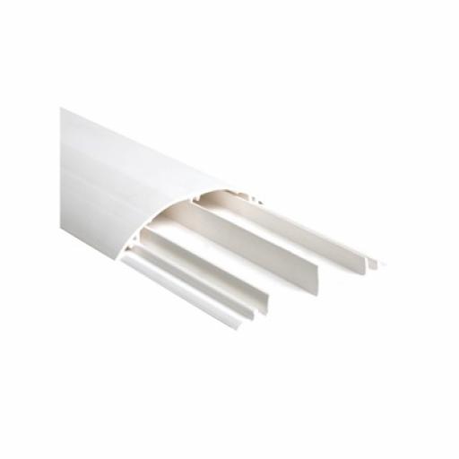 [THORSMAN_DMC-4FT] Thorsman Ducto media caña color blanco de dos vias, de PVC auto extinguible,  90.5 x 19.7 x 1220mm (9400-01250)
