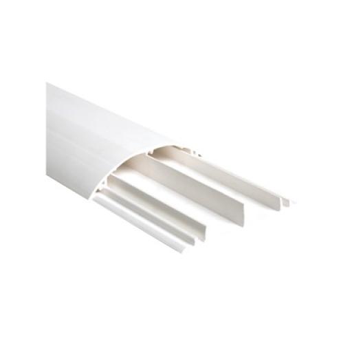 [THORSMAN_DMC-4FT] Thorsman Ducto media caña color blanco de dos vias, de PVC auto extinguible,  90.5 x 19.7 x 1220mm (9400-01250)