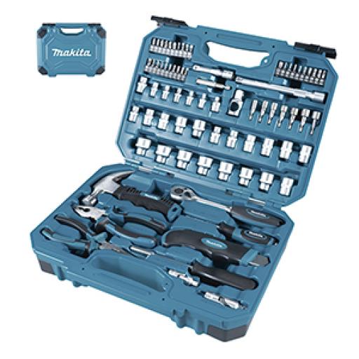 [MAKITA_E-10899] Makita Juego de Herramientas manuales con 76 piezas