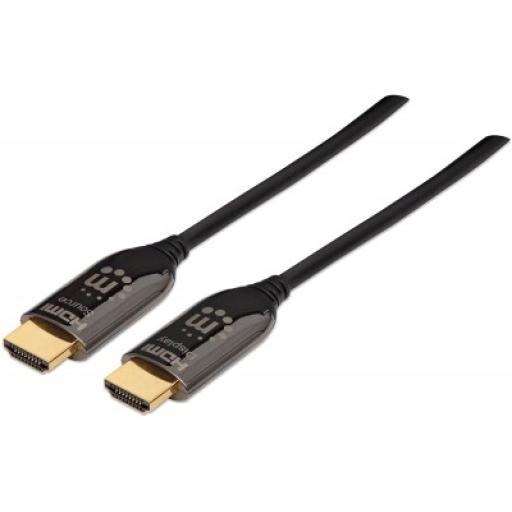 [MANHATTAN_355445] Cable HDMI Óptico Activo con Clasificación Plénum Manhattan 50 M.