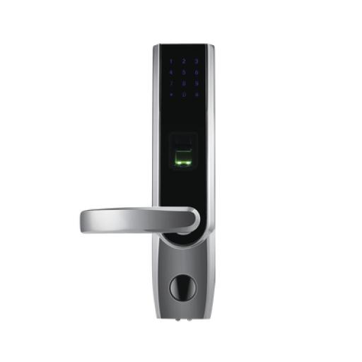 [ZKTECO_TL400BL] ZKTeco Cerradura autónoma izquierda bluetooth de huella digital, tarjeta de proximidad y contraseña / APP ZKSmarKey