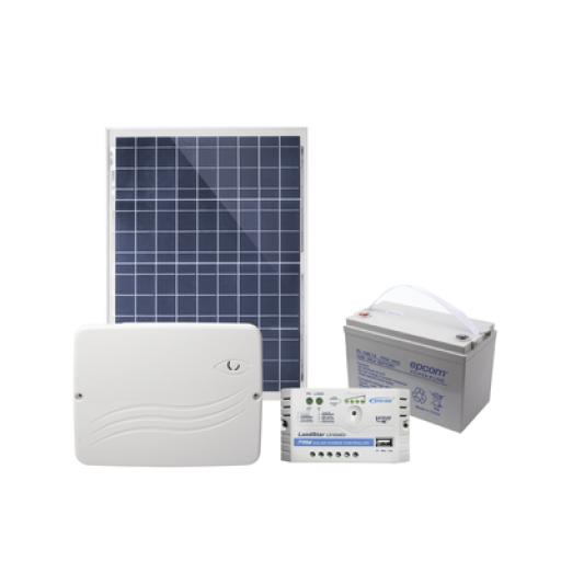 [M2MSERVICES_PRO4GEN2SOLAR] M2M SERVICES KIT Alarma Cloud Híbrido Alimentado por Celda Solar / Programación 100% vía WEB