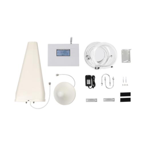 [EPCOM_EP-DB-3G] Epcom Kit Amplificador de Señal Celular DOBLE banda de frecuencia / Mejora las llamadas convencionales / Soporta los datos de las tecnologías 2G y 3G de TELCEL, AT&T y MOVISTAR / Puede cubrir hasta dos espacios de 300 m2 cada uno.