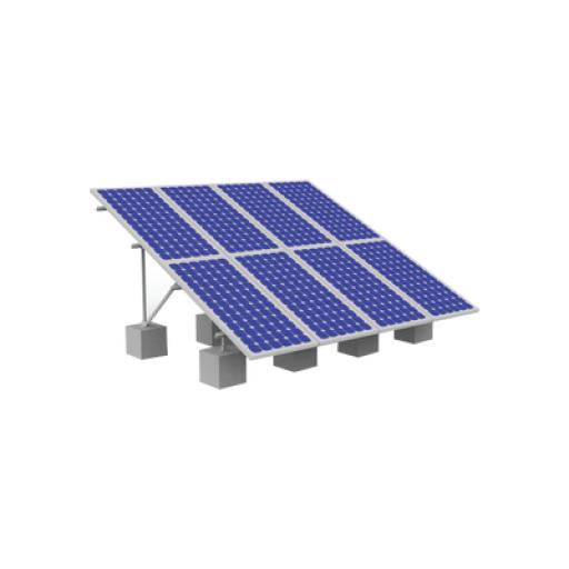[EPCOM_EPL-GM01-2X4V2] Epcom Montaje para Panel Solar, Riel de 2100mm para Módulos con Espesor de 40mm, Velocidad de Viento Máx. 151km/h