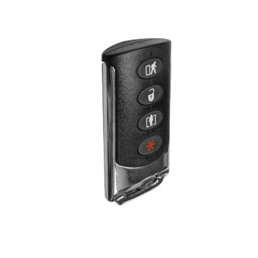 [SFIRE_SFWST102] SFire LLavero remoto de 4 Botones de uso rudo ideal para Armado total/parcial/desarmado/pánico. Duracion de Batería hasta 5 años.
