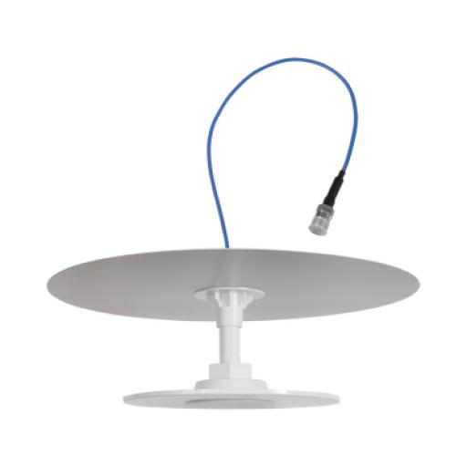 [WEBOOST_314-406] WeBoost Antena Omnidireccional de Bajo Perfil Ultra Delgada con Reflector para Máxima Ganancia de 7dBi. Cubre bandas de celular 5G, 4G, 3G y WiFi de 608 a 2700 MHz.