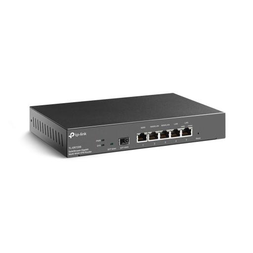 [TPLINK_ER7206] TPLINK Router Omada VPN / SDN Multi-WAN Gigabit / 1 Puerto WAN SFP Gigabit / 1 Puerto WAN RJ45 Gigabit / 2 Puertos LAN RJ45 Gigabit / 2 Puertos Configurables LAN/WAN / 150,000 Sesiones Concurrentes / Administración Centralizada Omada o Stand-Alone