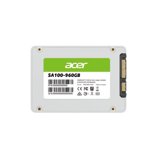 [ACER_BL.9BWWA.104] Unidad de Estado Solido ACER SA100, 960 GB, 560 MB/s, 500 MB/s