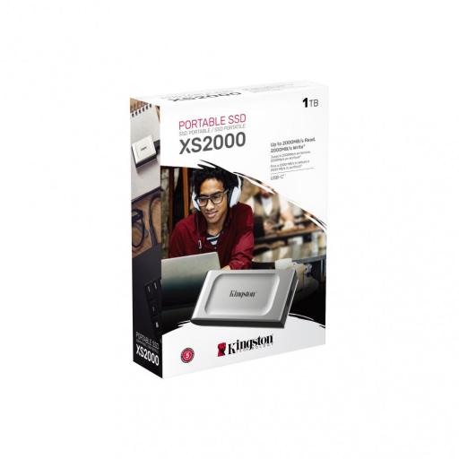 [KINGSTONTECHNOLOGY_SXS2000/1000G] SSD Externo Kingston XS2000, 1TB, USB C, SXS2000/1000G