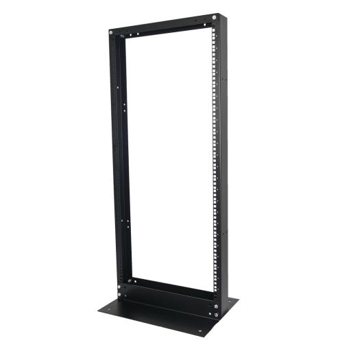 [LINKEDPROBYEPCOM_EIRL-5524] LINKEDPRO BY EPCOM Rack de 2 Postes, Estándar 19", 24 Unidades, Fabricado en Acero, Base "L" para Anclar a Piso.