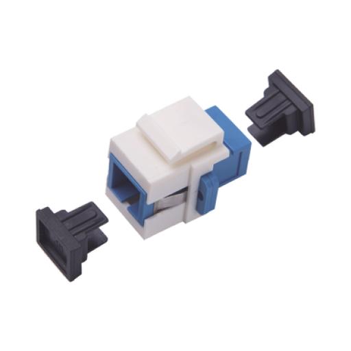 [LINKEDPROBYEPCOM_LP-FO-AD-6126] LINKEDPRO BY EPCOM Acoplador Keystone de fibra óptica Monomodo SC/PC Simplex a SC/PC Simplex