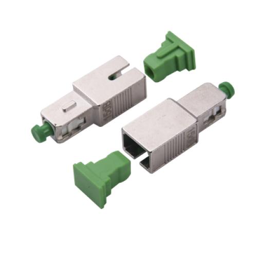 [LINKEDPROBYEPCOM_LP-FOAD-6121] LINKEDPRO BY EPCOM Atenuador óptico macho-hembra con conector SC/APC de 15dB para fibra Monomodo