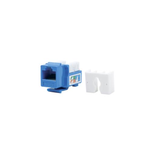 [LINKEDPROBYEPCOM_LP-KJ-505-BU] LINKEDPRO BY EPCOM Módulo Jack Keystone  Cat5e con terminación 110 (Punchdown) para faceplate - Color Azul