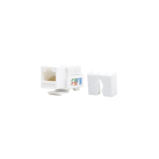 [LINKEDPROBYEPCOM_LP-KJ-505-WH] LINKEDPRO BY EPCOM Módulo Jack Keystone Cat5e con terminación 110 (Punchdown) para faceplate - Color Blanco