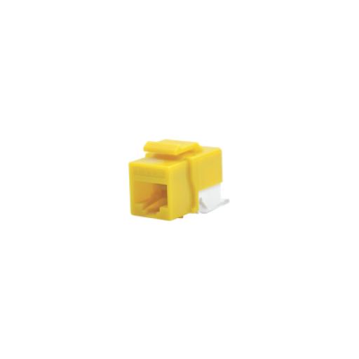 [LINKEDPROBYEPCOM_LP-KJ-610-YE] LINKEDPRO BY EPCOM Módulo Jack Cat6 sin Herramienta (toolless) keystone - Color Amarillo