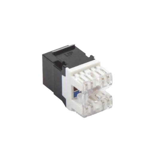 [LINKEDPROBYEPCOM_LP-KJ-649-BK] LINKEDPRO BY EPCOM Módulo Jack Keystone Cat6 con terminación en ángulo 180 º  Color Negro