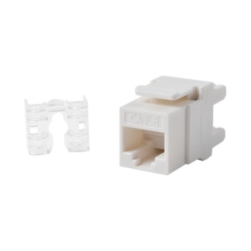 [LINKEDPROBYEPCOM_LP-KJ-649-WH] LINKEDPRO BY EPCOM Módulo Jack Keystone Cat6 con terminación 110 (Punchdown) ángulo 180 º  Color Blanco