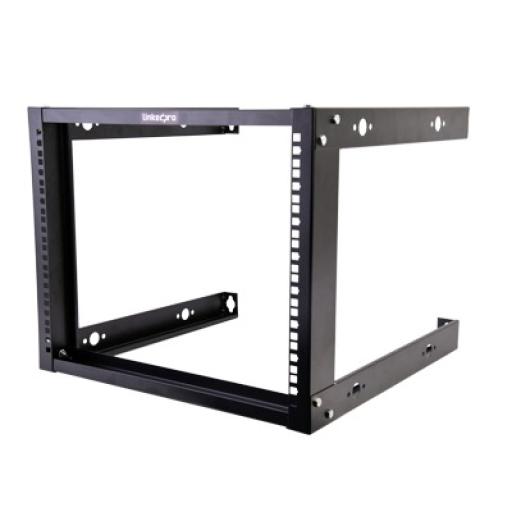 [LINKEDPROBYEPCOM_LP-RAP-1908] LINKEDPRO BY EPCOM Rack Abierto de montaje en Pared, de 19in, 8 Unidades de rack