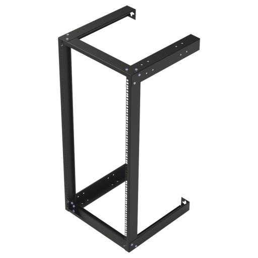 [LINKEDPROBYEPCOM_LP-RAP-1924] LINKEDPRO BY EPCOM Rack Abierto de 19" para Montaje en Pared de 24 Unidades.