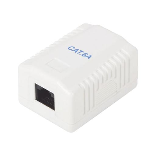 [LINKEDPROBYEPCOM_LP-WP-38-C6A] LINKEDPRO BY EPCOM Caja de pared con 1 puerto, incluye 1 jack UTP Cat6A