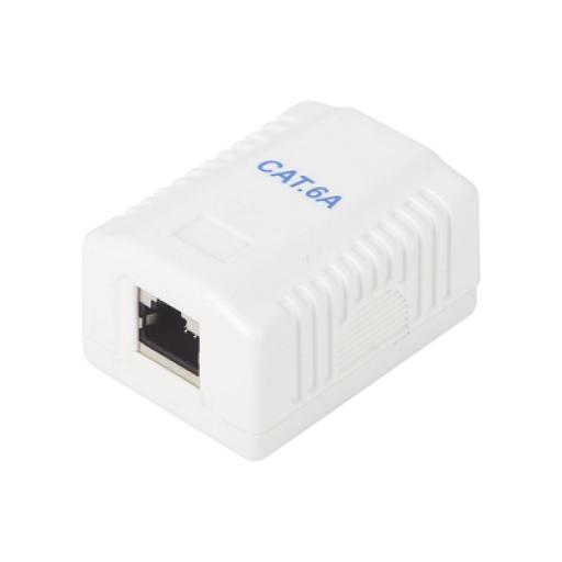 [LINKEDPROBYEPCOM_LP-WP-40-C6A] LINKEDPRO BY EPCOM Caja de pared con 1 puerto, incluye 1 jack STP Cat6A