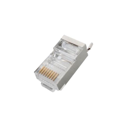 [LINKEDPROBYEPCOM_TC-5S] LINKEDPRO BY EPCOM Conector RJ45 para Cable FTP/STP Categoría 5E - Blindado con pin a tierra