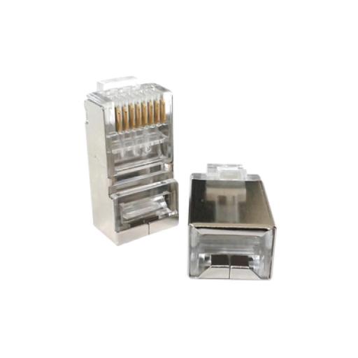 [LINKEDPROBYEPCOM_TC5SW] LINKEDPRO BY EPCOM Conector RJ45 para Cable FTP/STP Categoría 5E - Blindado sin pin a tierra