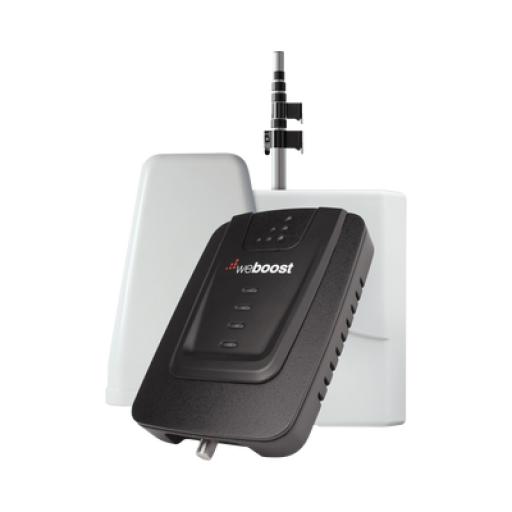 [WEBOOST_471-203] WeBoost Kit de Amplificador de Señal Celular para Vehículo Recreacional u Oficina Móvil | 4G LTE 3G y 2G | 65 dB de Ganancia | Incluye Mástil Telescópico para Antena Exterior