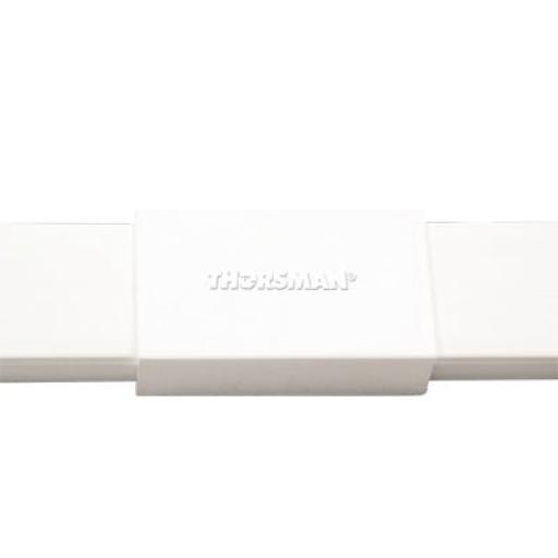 [THORSMAN_TMK-1720-U] Thorsman Pieza de unión color blanco de PVC auto extinguible,  para canaleta TMK1720 (5280-02001)