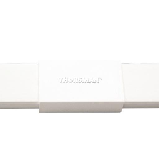 [THORSMAN_TMK-1720-U] Thorsman Pieza de unión color blanco de PVC auto extinguible,  para canaleta TMK1720 (5280-02001)