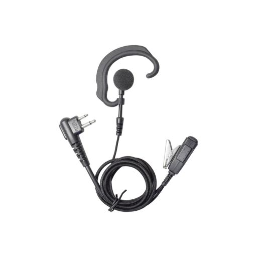 [PRYME_SPM-303-E-BF] PRYME Micrófono Audífono de Solapa Estilo Gancho / CABLE FIBRA TRENZADA KEVLAR ULTRA RESISTENTE Pararadios GP300/SP50/P1225/PRO3150/EP450/EP350/MAG ONE/RDU2020/XV2600 y TC-500/518/600/610/620/700/1600/700EX