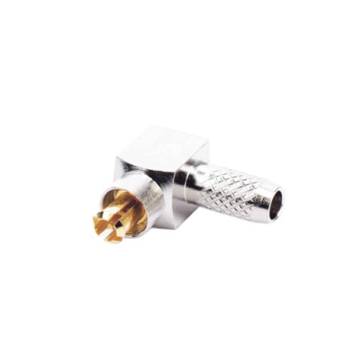 [RFINDUSTRIES_RMC-6010-B] RF Industries Conector MC Card Macho en A/R de anillo plegable para Cables RG-316/U, BELDEN 84316.