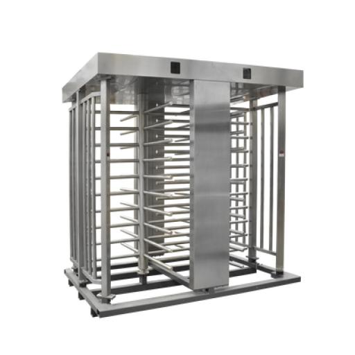 [ACCESSPRO_XT-200] AccessPRO Torniquete Doble / Cuerpo Completo / Interior/Exterior / 100% Acero Inoxidable / Acabado de Lujo / Alto Tráfico