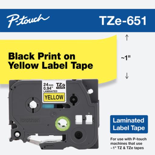 [BROTHER_TZE651] Brother TZE651 cinta para impresora de etiquetas