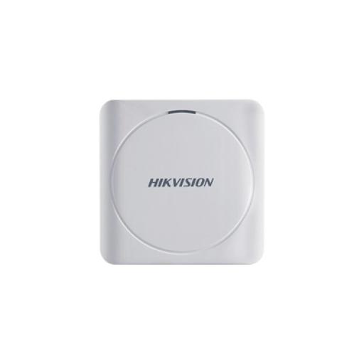 [HIKVISIONDIGITALTECHNOLOGY_DS-K1801E] Hikvision Digital Technology Lector de Tarjetas PROX EM / Exterior IP65 / Wiegand / Compatible con Cualquier Panel / PEQUEÑO y ESTETICO