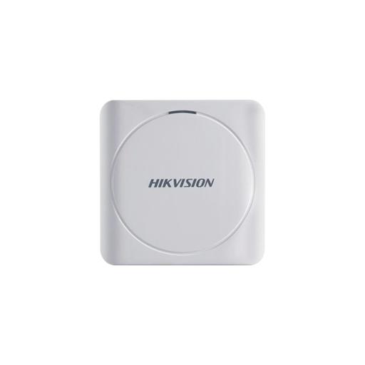 [HIKVISIONDIGITALTECHNOLOGY_DS-K1801E] Hikvision Digital Technology Lector de Tarjetas PROX EM / Exterior IP65 / Wiegand / Compatible con Cualquier Panel / PEQUEÑO y ESTETICO