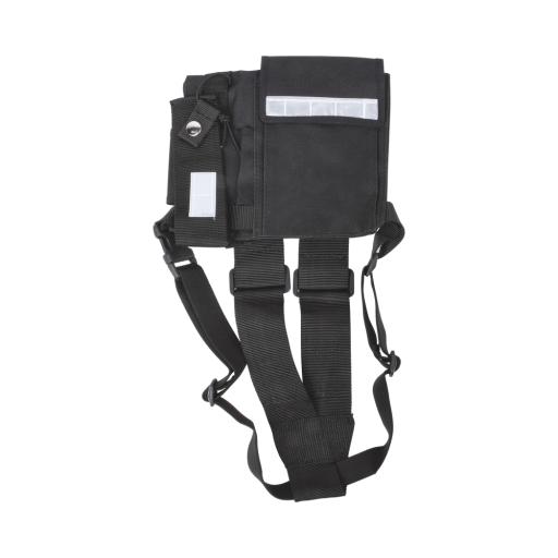 [SYSCOM_KCPP-SLG] Syscom Pechera Universal sin logo con soporte para radio y bolígrafo más bolsa con cinta adherente para su seguridad.