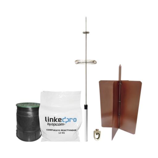 [LINKEDPROBYEPCOM_KLP-DIPOLO-BASIC] LINKEDPRO BY EPCOM Kit pararrayo LinkedPro básico. Ideal para la protección de mástiles y postes. 