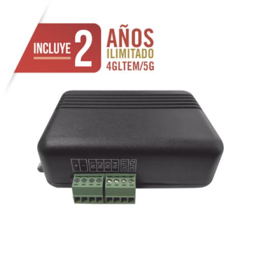 [M2MSERVICES_MQ03-LTE-M] M2M SERVICES Controlador 4GLTEM / 4 ENTRADAS Y 2 SALIDAS / 2 AÑOS ILIMITADOS INCLUIDOS / Activacion Remota /Notificacion PUSH e EMAIL / APP SIN COSTO / Soporte para Reporte a Central de Alarma