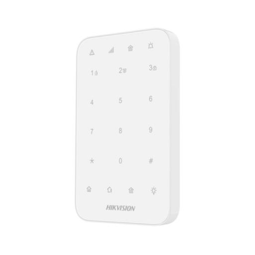 [HIKVISIONDIGITALTECHNOLOGY_DS-PK1-E-WB] Hikvision Digital Technology (AX PRO) Teclado Inalámbrico para Armado y Desarmado / Funciones de Automatización para control de Relevadores
