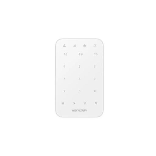 [HIKVISIONDIGITALTECHNOLOGY_DS-PK1-E-WB] Hikvision Digital Technology (AX PRO) Teclado Inalámbrico para Armado y Desarmado / Funciones de Automatización para control de Relevadores