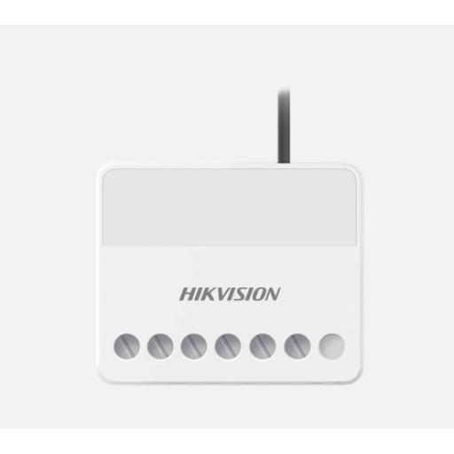 [HIKVISIONDIGITALTECHNOLOGY_DS-PM1-O1L-WB] Hikvision Digital Technology (AX PRO) Relevador Inalámbrico / 1 Entrada de Alarma 24/7 / 1 Salida de Relevador 0 a 36 Vcc (Max. 5 A)