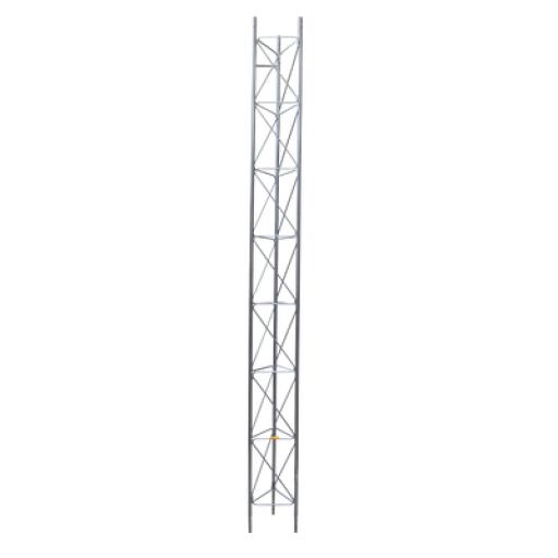 [SYSCOMTOWERS_KTZ-30E-021P] SYSCOM TOWERS Kit de Torre Arriostrada de Techo de 21 m con Tramo STZ30 Galvanizado Electrolítico (No incluye retenida).