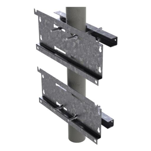 [LINKEDPROBYEPCOM_LP-FORTE-16U-BRA-R2] LINKEDPRO BY EPCOM Herraje para Fijación a Pared, Torre o Poste compatible con LP-FORTE-16UR3 y LP-FORTE-24U-R3