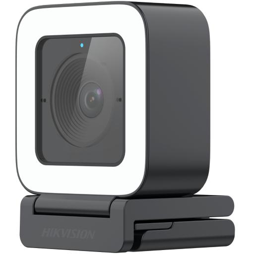 [HIKVISIONDIGITALTECHNOLOGY_DS-UL2] Hikvision Digital Technology Cámara Web ALTA DENIFICIÓN (1080p) / Aro de Luz Interconstruido / Gran Angular / Micrófono Integrado / Conector USB de 2 mts / Fácil de Instalar / Reducción de Ruido Inteligente