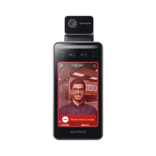 [SUPREMA_FSF2DBTCM10LA] Suprema Face station F2, Lector Facial/ Notificación por Temperatura Alta/ RFID(125kHz EM & 13.56Mhz MIFARE)  Compatible con BioStar2