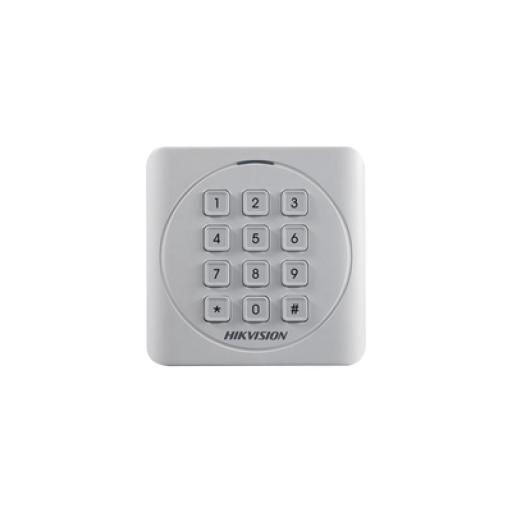 [HIKVISIONDIGITALTECHNOLOGY_DS-K1801EK] Hikvision Digital Technology Lector de Tarjetas PROX EM y Contraseñas / Exterior IP65 / Wiegand / Compatible con Cualquier Panel / PEQUEÑO y ESTETICO