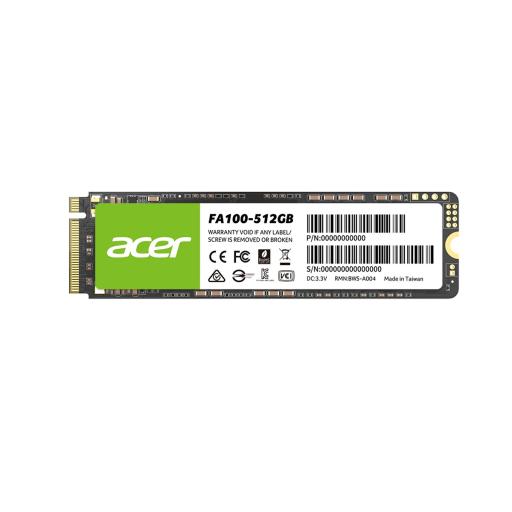 [ACER_BL.9BWWA.119] Acer UNIDAD SSD ACER FA100 512GB M.2 NVME 3000MB/S (BL.9BWWA.119)