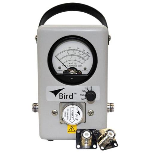 [BIRDTECHNOLOGIES_4304A] Bird Technologies Wattmetro Direccional Thrueline de Banda Ancha con Elemento Fijo de 25-1000 MHz, 5-500 Watt .
